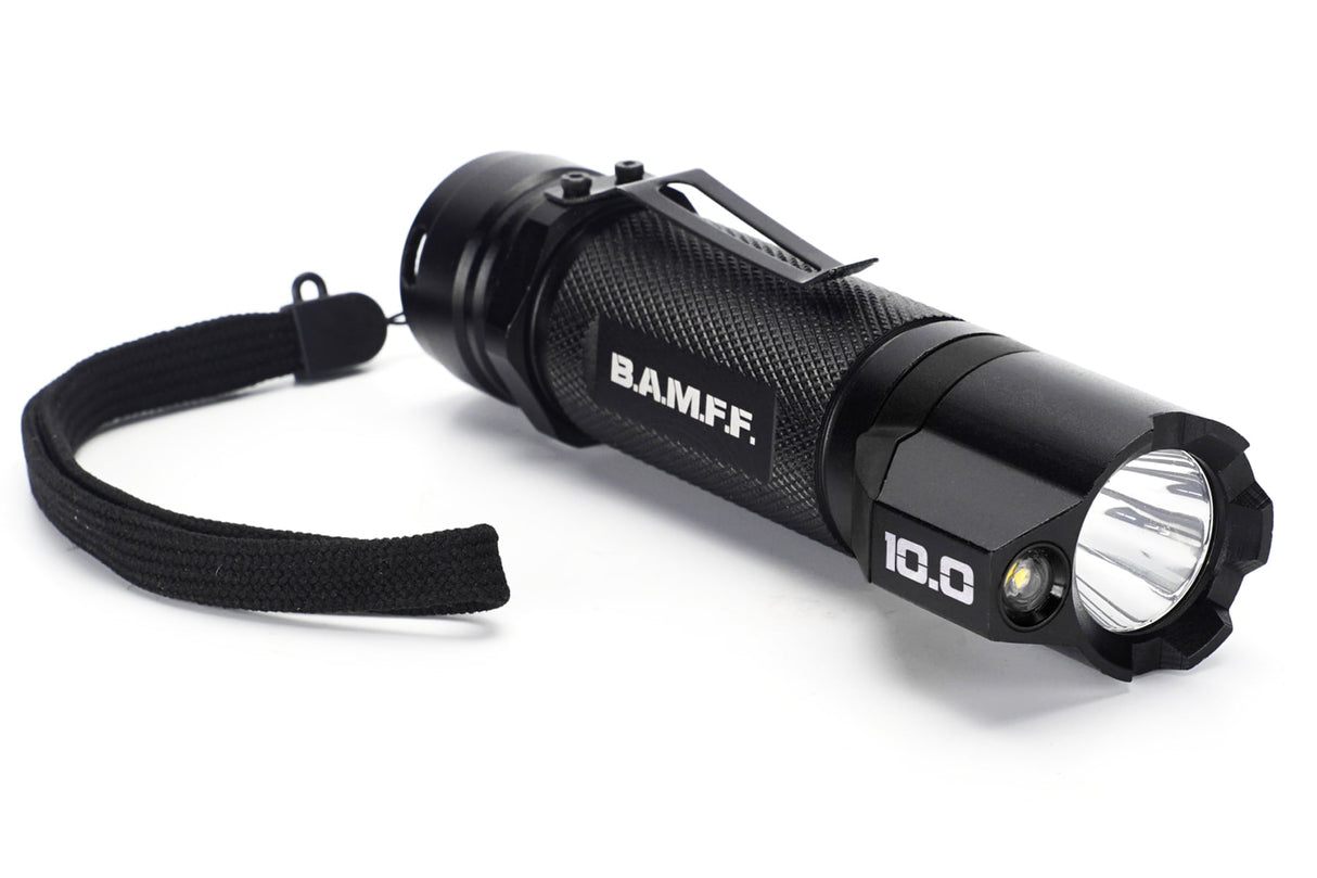 BAMFF 1000-Lumen 5 Modes LED Rechargeable Spotlight Flashlight 120