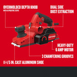 12.5-in W 6-Amp Handheld Planer CMEW300