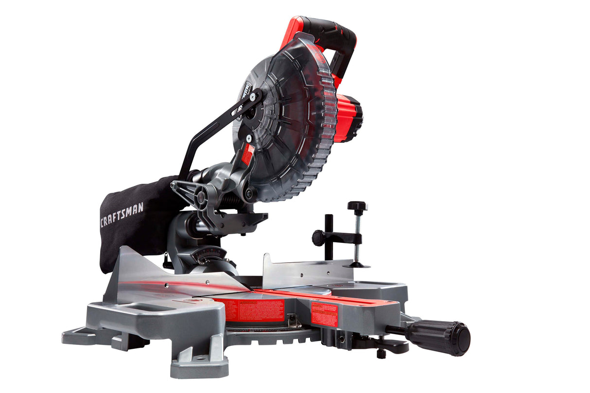 V20 7-1/4-in 20-volt Max Single Bevel Sliding Compound Cordless Miter Saw (Battery and Charger Included) CMCS714M1