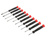 Precision 10-Piece Bi-material Handle Assorted Drive Screwdriver Set CMHT65070