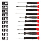 Precision 10-Piece Bi-material Handle Assorted Drive Screwdriver Set CMHT65070