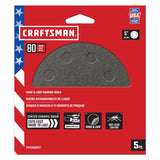 5 In 8H H/L Cer Disc 80 Grit 5pk 5-Piece Ceramic Alumina 80-Grit Disc Sandpaper CRA-CMXZXGA9127