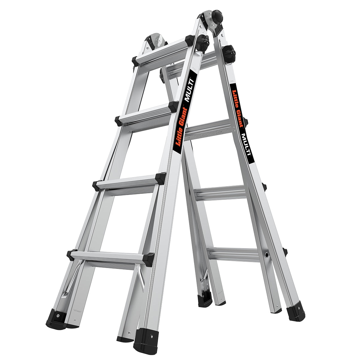 Multi M17 18-ft Reach Type 1a- 300-lb Load Capacity Telescoping Multi-Position Ladder 16517-002