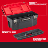 25-in W x 12.3-in H x 11.4-in D Multiple Colors/Finishes Plastic Tool Box CMST25901