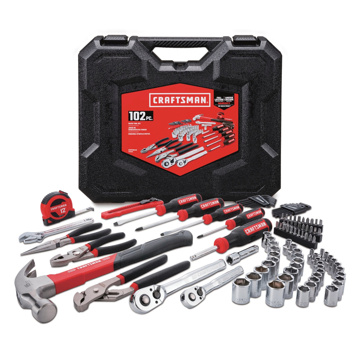 102-Piece Household Tool Set with Hard Case CMMT99448