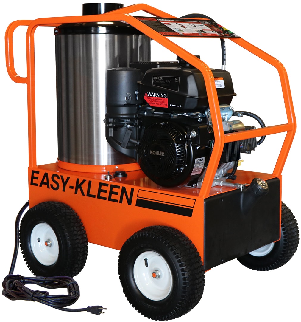 Commercial 4000 PSI 3.5-GPMs Hot Water Gas Pressure Washer with 5 Spray Tips EZO4035GKGP120