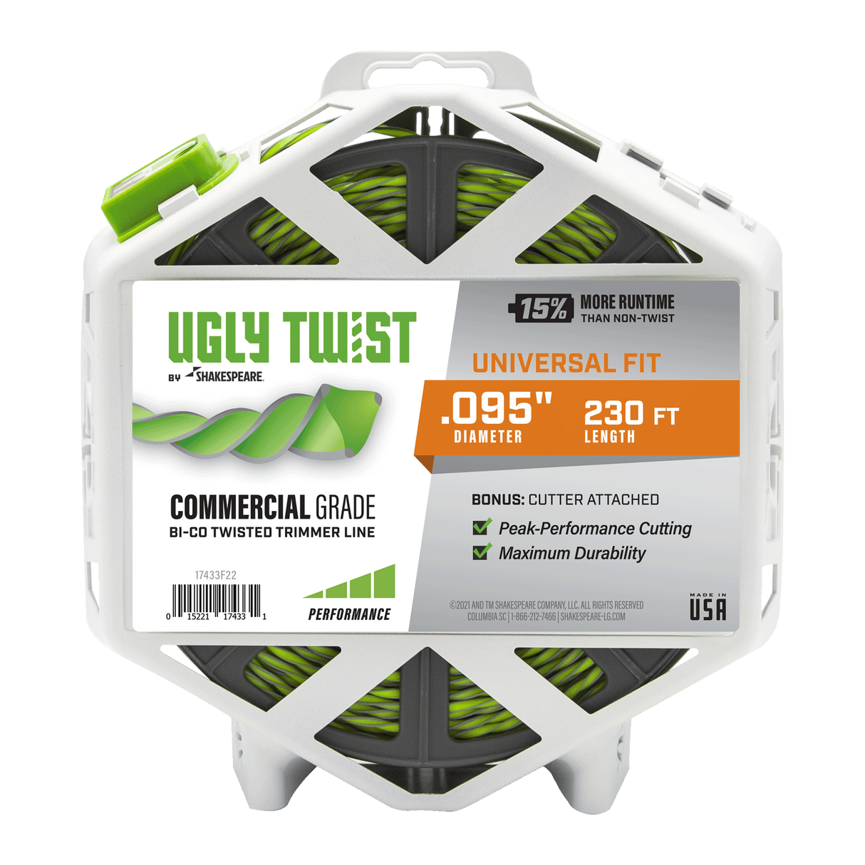 Ugly Twist 0.095-in x 230-ft Spooled Trimmer Line 17433