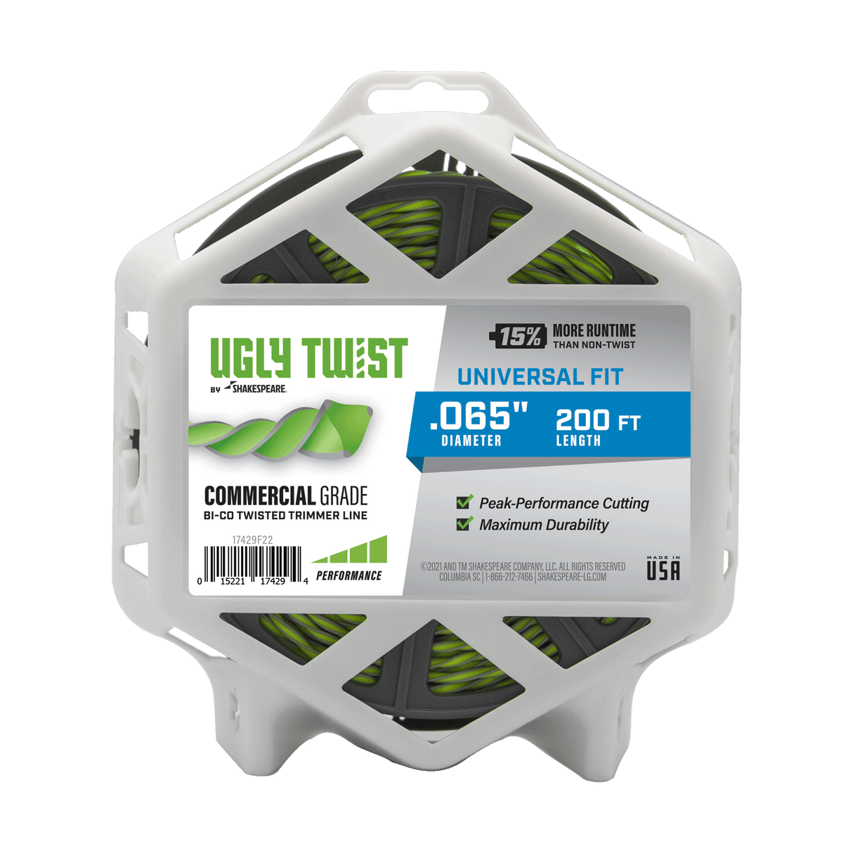 Ugly Twist 0.065-in x 200-ft Spooled Trimmer Line 17429