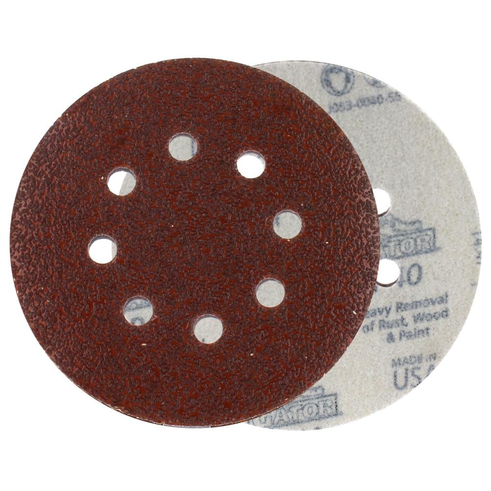 50-Piece Aluminum Oxide 40-Grit Disc Sandpaper 4347