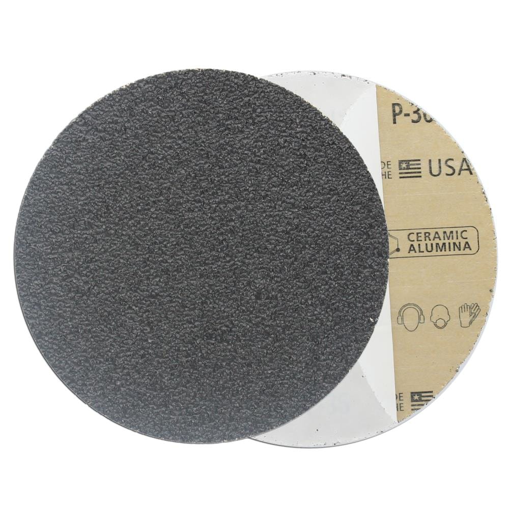 5 In PSA Cer Discs 36 Grit 8pk 8-Piece Ceramic Alumina 36-Grit Disc Sandpaper CRA-CMXZXGA9130