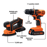 20-volt Max 2-Tool Power Tool Combo Kit (1-Battery Included and Charger Included) BD2KITCDDS