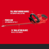 22-in Corded Electric Hedge Trimmer CMEHTS8022