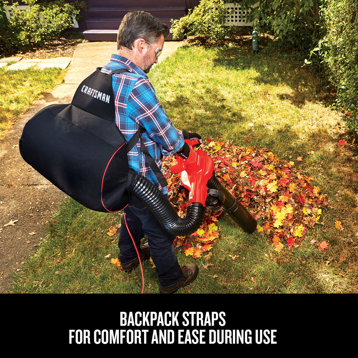 450-CFM 260-MPH Corded Electric Backpack Leaf Blower CMEBL7000