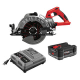 48-volt 7-1/4-in Worm Drive Cordless Circular Saw Kit (1-Battery & Charger Included) SPTH77M-11