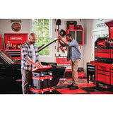 VERSASTACK 20-in W x 39-in H x 17-in D Red Plastic Rolling Tool Box CMST17835