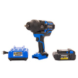 XTR 24-volt Variable Speed Brushless 1/2-in Drive Cordless Impact Wrench (Battery Included) KXIW 1424A-03