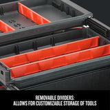 18-in W x 9.4-in H x 12.2-in D Black Structural Foam Tool Box CMST18001