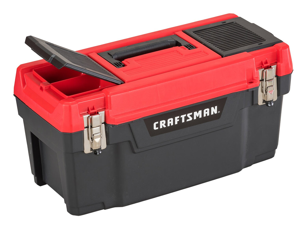 25-in W x 12.3-in H x 11.4-in D Multiple Colors/Finishes Plastic Tool Box CMST25901