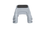 1-Step 300-lb Capacity Gray Plastic Step Stool 2024420