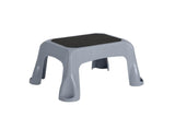 1-Step 300-lb Capacity Gray Plastic Step Stool 2024420