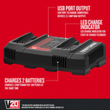 V20 20-V Lithium-ion Battery Charger CMCB124