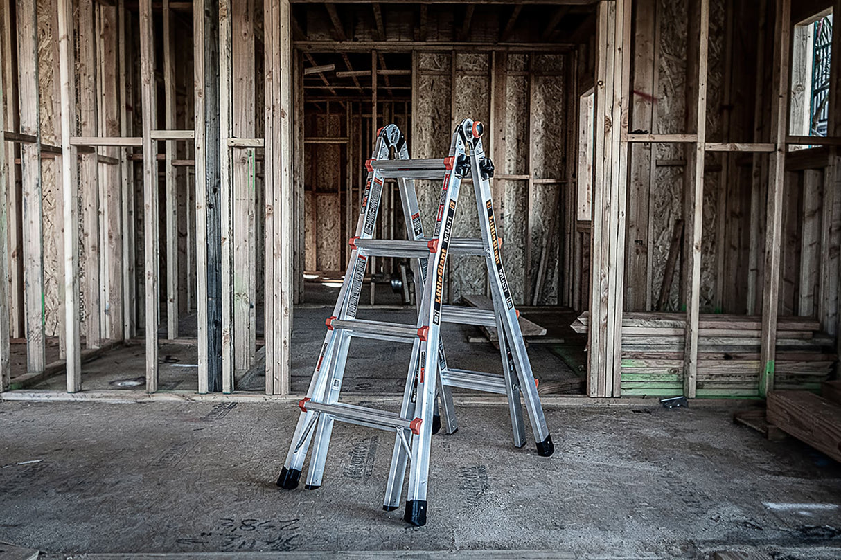 Multi M17 18-ft Reach Type 1a- 300-lb Load Capacity Telescoping Multi-Position Ladder 16517-002