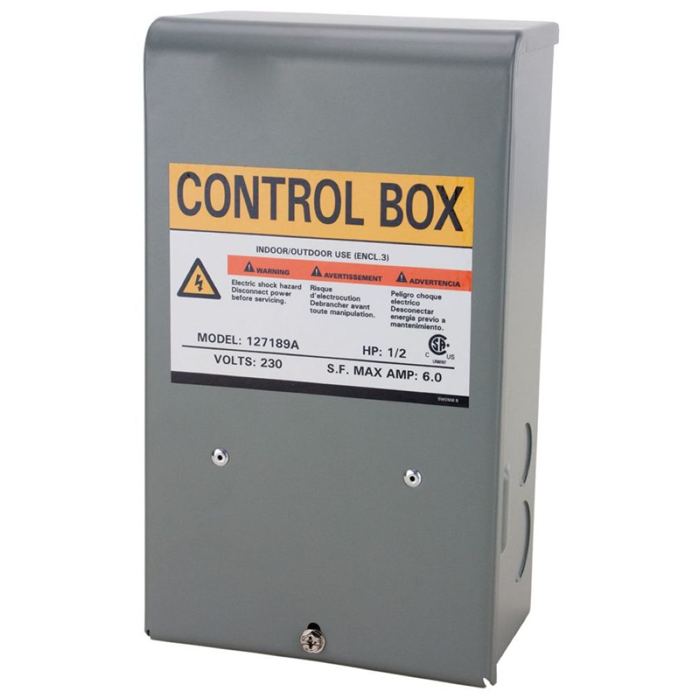 Submersible Well Pump Control Box for 1/2HP Pump 127189A