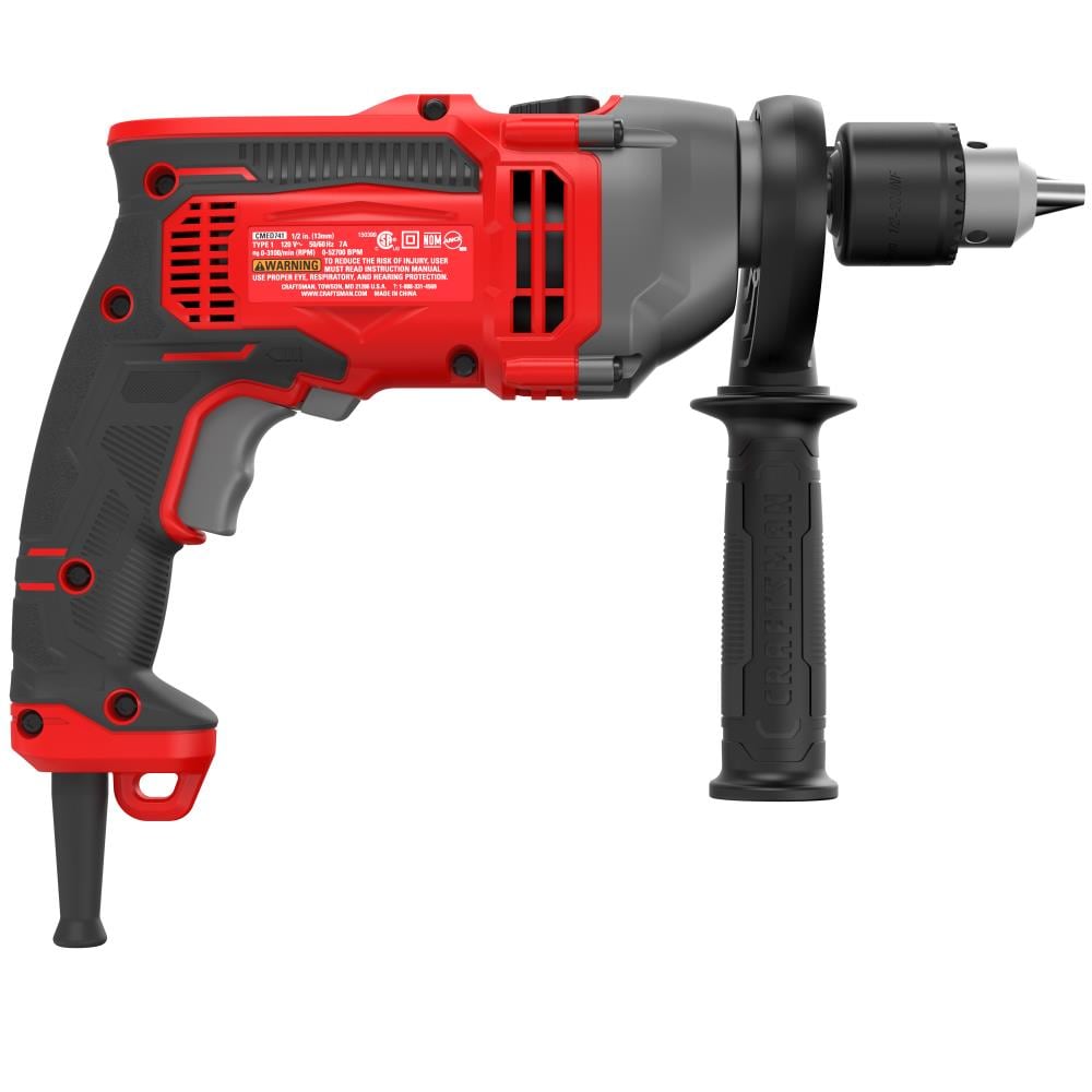 1/2-in 7-Amp Variable Speed Corded Hammer Drill (Bare Tool) CMED741