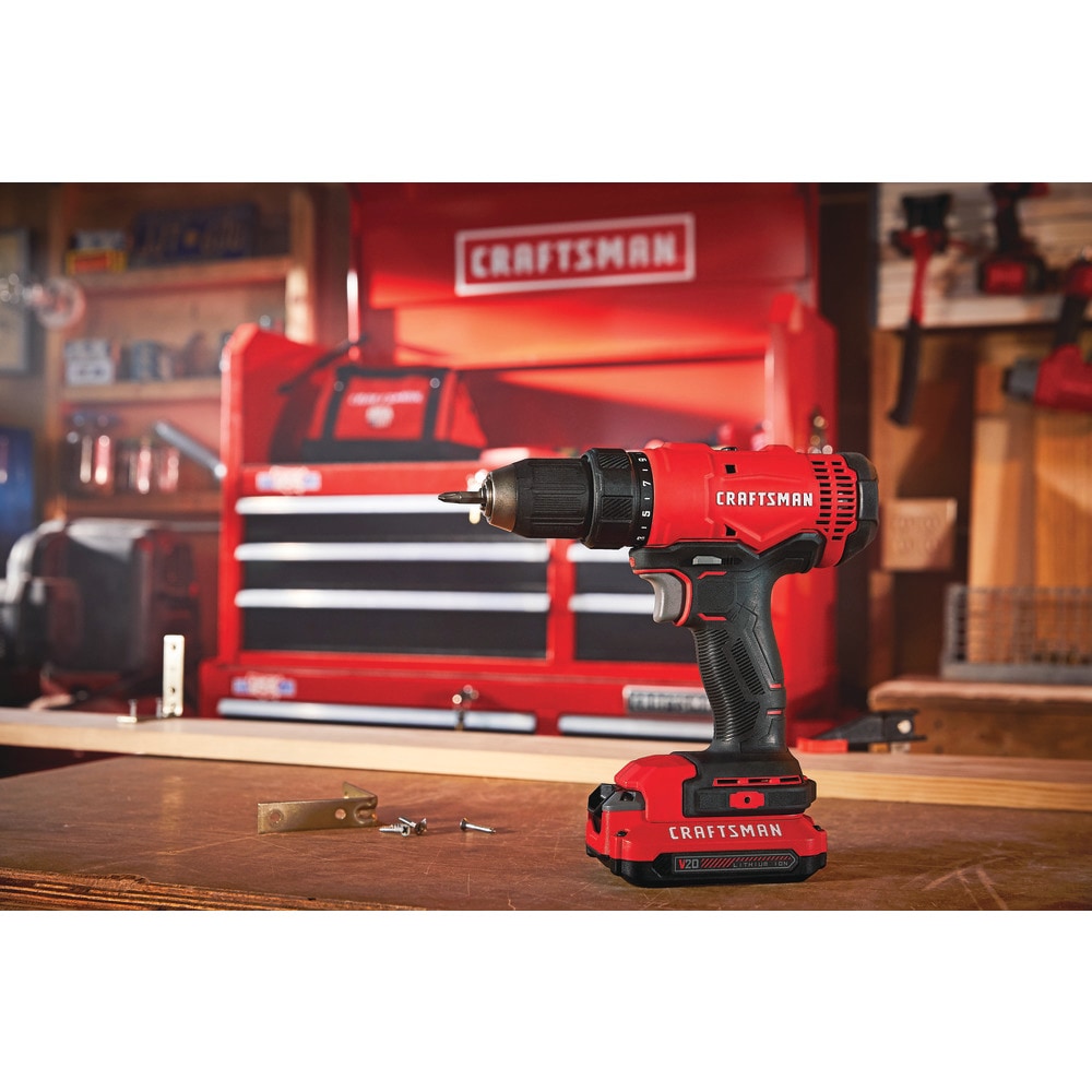 20V Max 1/2-in Keyless Cordless Drill (2-Batteries Included, Charger Included) CMCD701C2