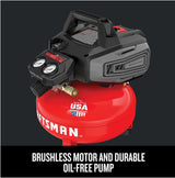 V20 RP 2.5-Gallon Portable Electric Cordless 125 PSI Pancake Air Compressor CMCC2520B