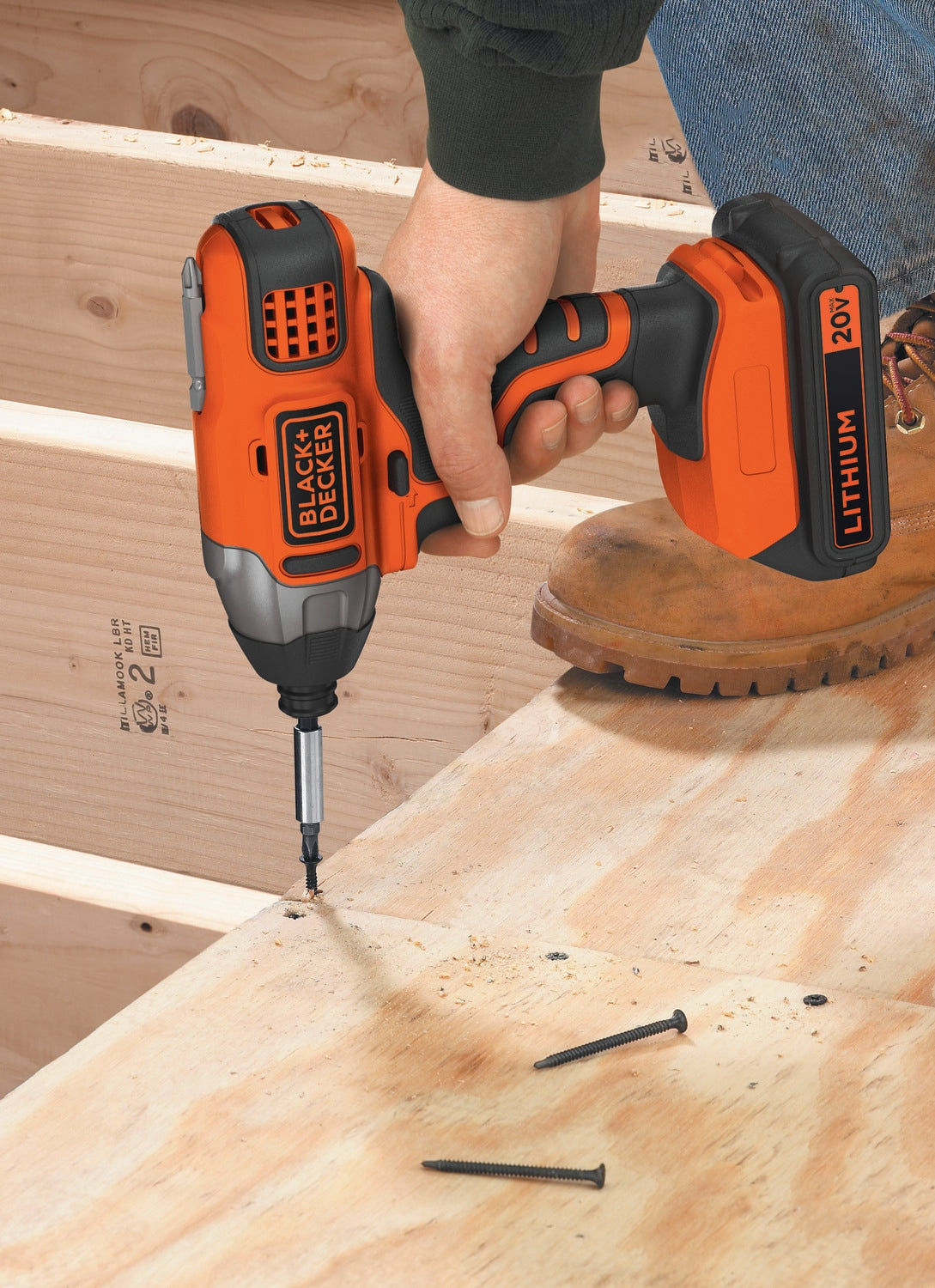 20-volt Max 1/4-in Cordless Impact Driver (1-Battery Included, Charger Included) BDCI20C