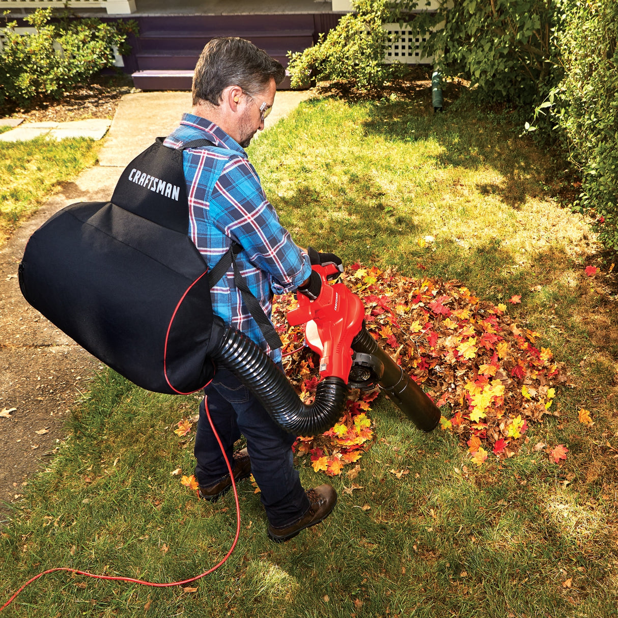 450-CFM 260-MPH Corded Electric Backpack Leaf Blower CMEBL7000