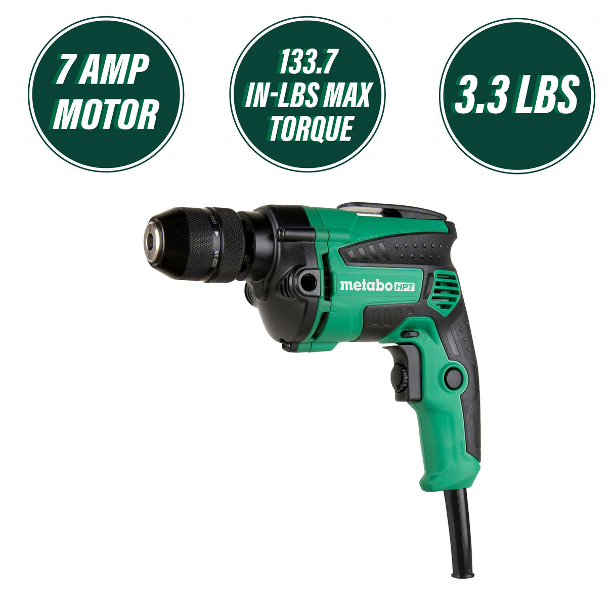 3/8-in Keyless Corded Drill D10VH2M