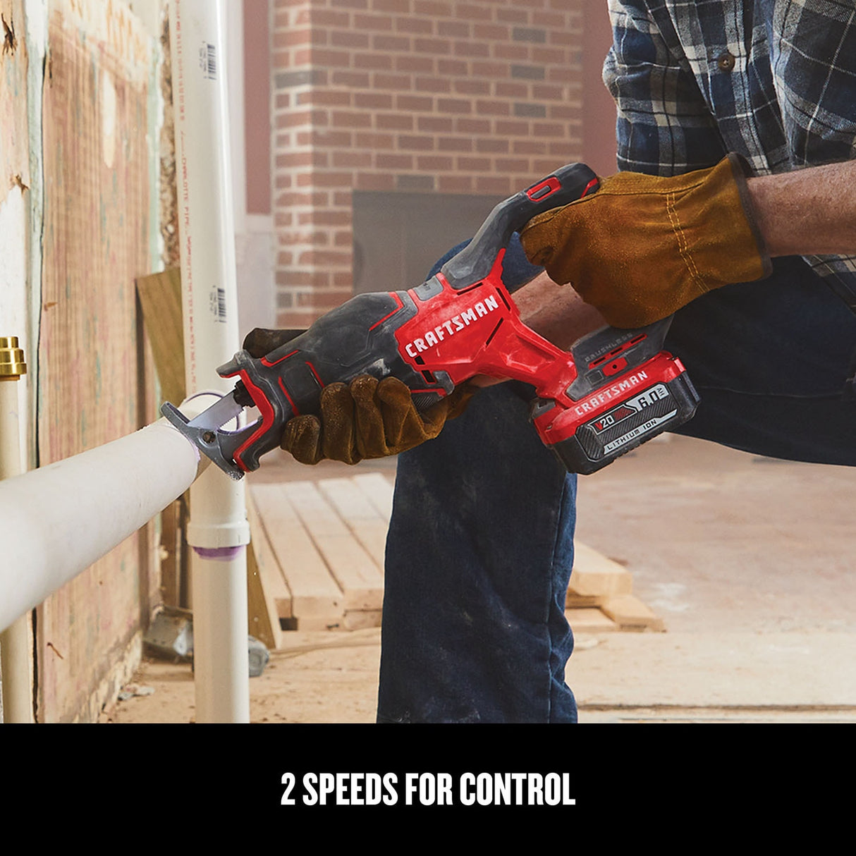 20V Max Variable Speed Brushless Cordless Reciprocating Saw (Bare Tool) CMCS350B