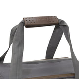 Gray/Brown Polyester 10-in Zippered Tool Bag 94762