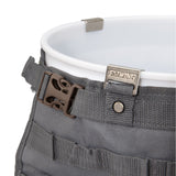 Gray/Brown Polyester 8.5-in 5-Gallon Bucket Organizer 94767