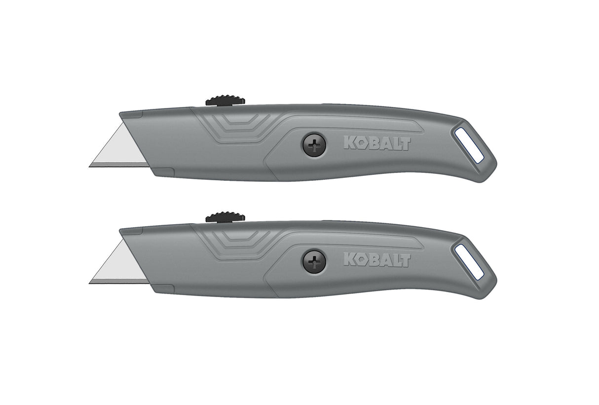 2pk 3/4-in 6-Blade Retractable Utility Knife with On Tool Blade Storage 59120