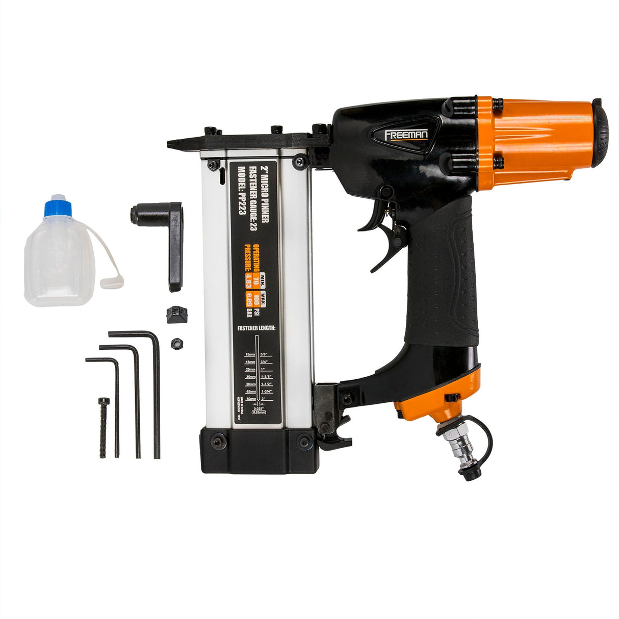 2-in 23-Gauge Pneumatic Pin Nailer PP223