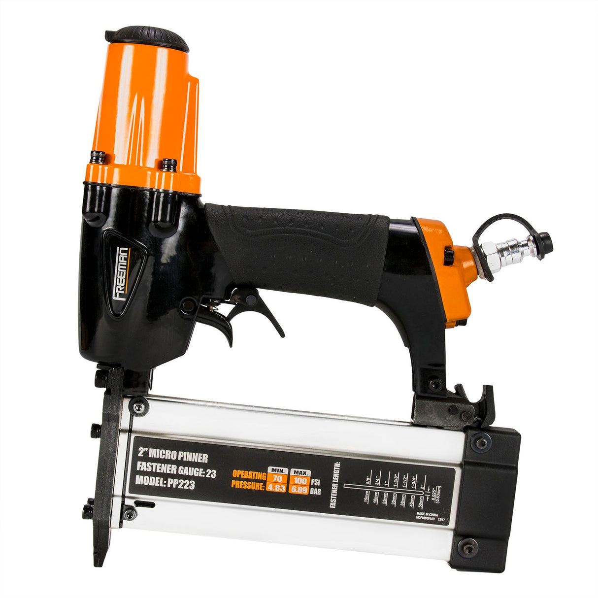 2-in 23-Gauge Pneumatic Pin Nailer PP223