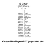 1.37-in 23-Gauge Pneumatic Pin Nailer PP13823