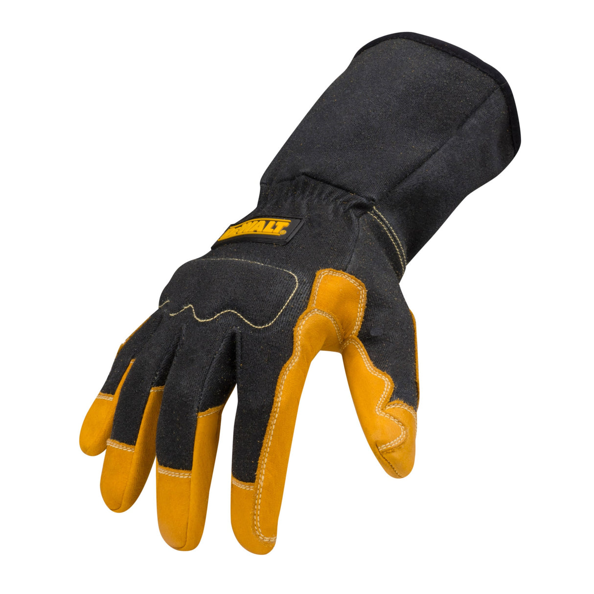 Black/Tan Large Welding Gloves DXMF01011LG