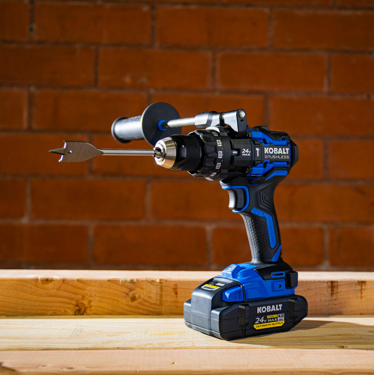 XTR 1/2-in 24-volt Variable Speed Brushless Cordless Hammer Drill (1-Battery Included) KXHD 1424A-03