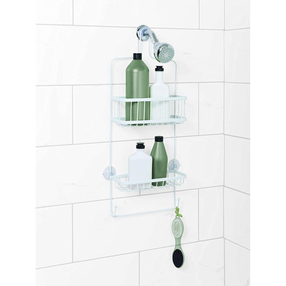 Over the Showerhead Caddy White Steel Premium 7617WW