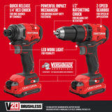 20-volt Max 4-Tool Brushless Power Tool Combo Kit with Soft Case (2-Batteries Included and Charger Included) CMCK420D2