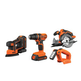 20-volt Max 4-Tool Power Tool Combo Kit (2-Batteries Included and Charger Included) BD4KITCDCMSL