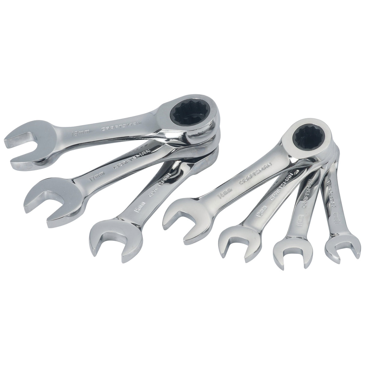 7-Piece Set Metric Ratchet Wrench CMMT87025