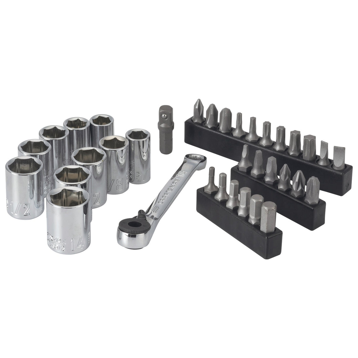 35-Piece 1/4-in Drive Set Hex Bit Driver Socket Set CMMT12005LZ