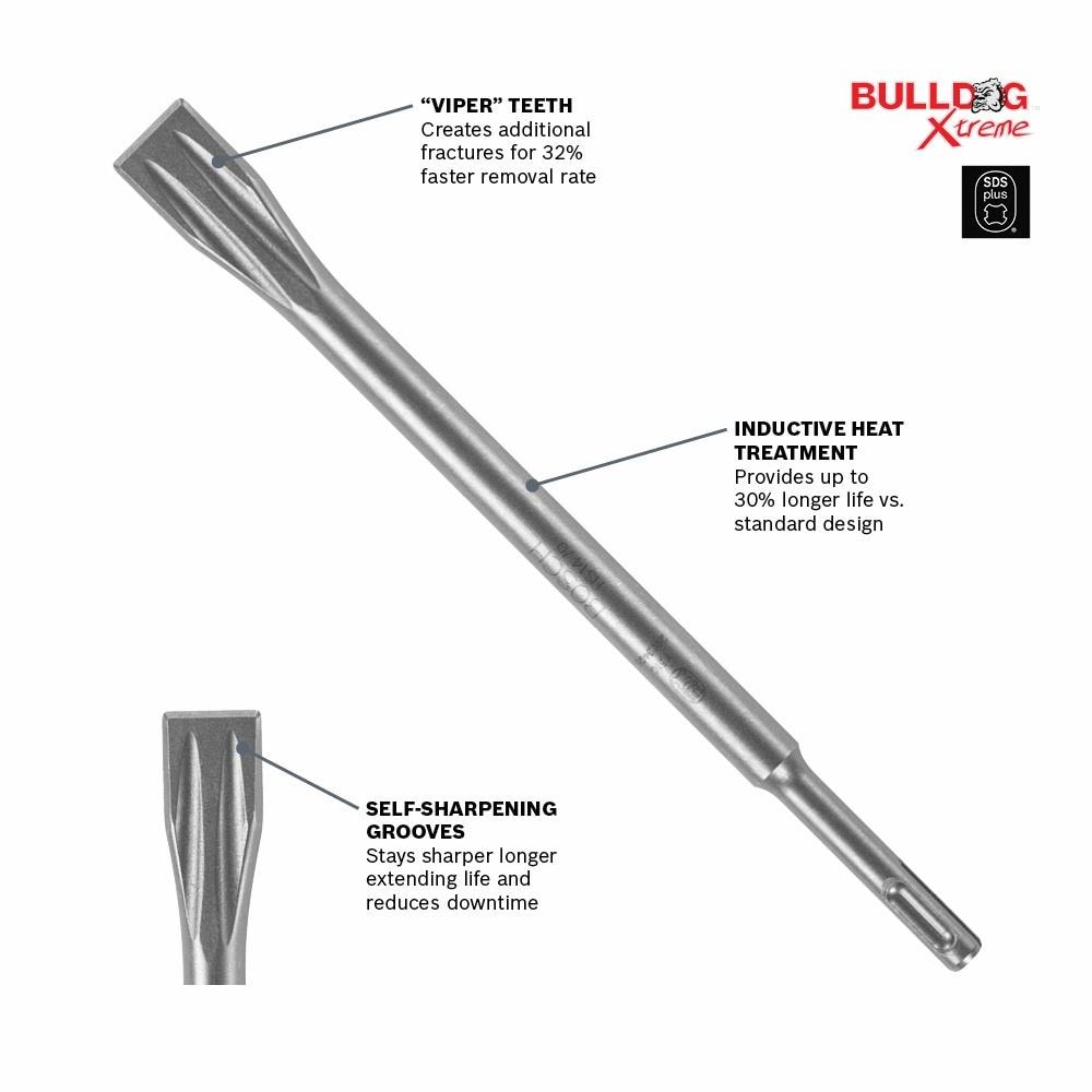 3/4-in x 10-in General Demolition Sds-plus Drill Chisel Mortising Bit HS1470P