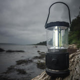 1000 Lumens Camping Lantern - Variable Dial Control, Rugged & Durable, LED Bulb, Battery Powered, Water Resistant, Black Finish LP371