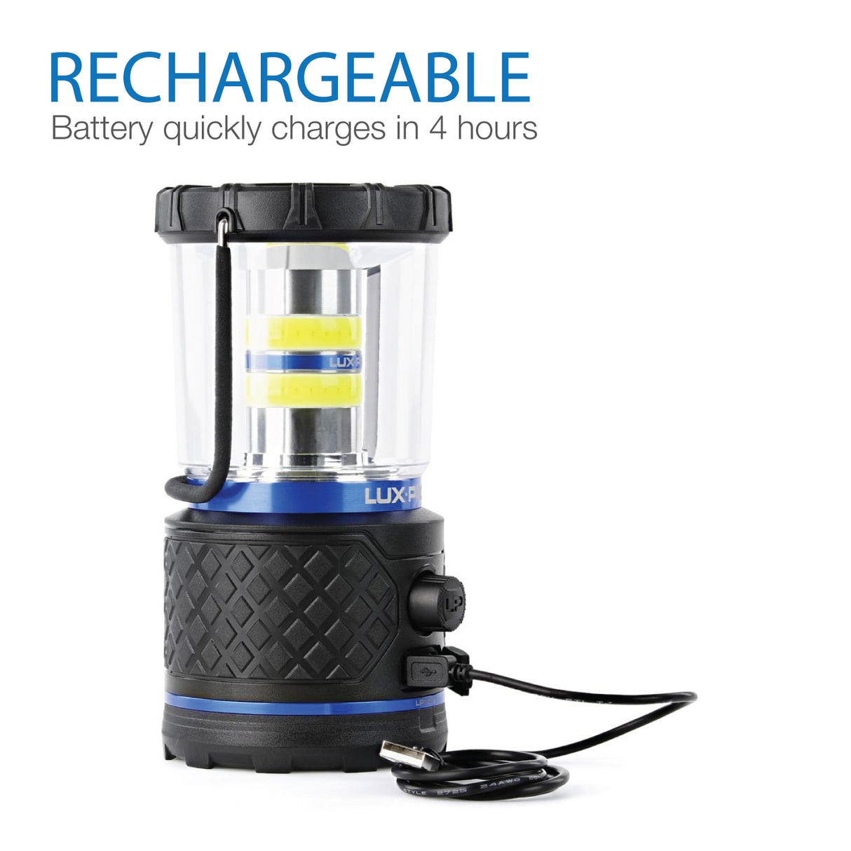 1100-Lumen LED Rechargeable Camping Lantern (Battery Included) LP1512